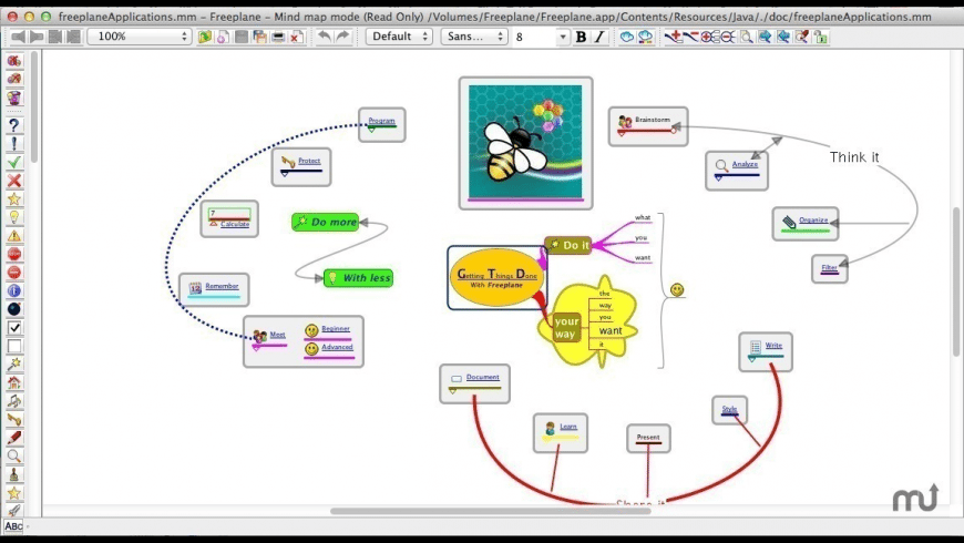 Mind mapping application mac